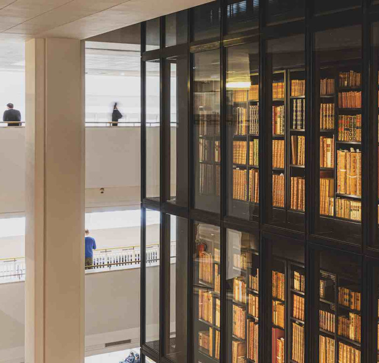 Kings Library tower in the British Library